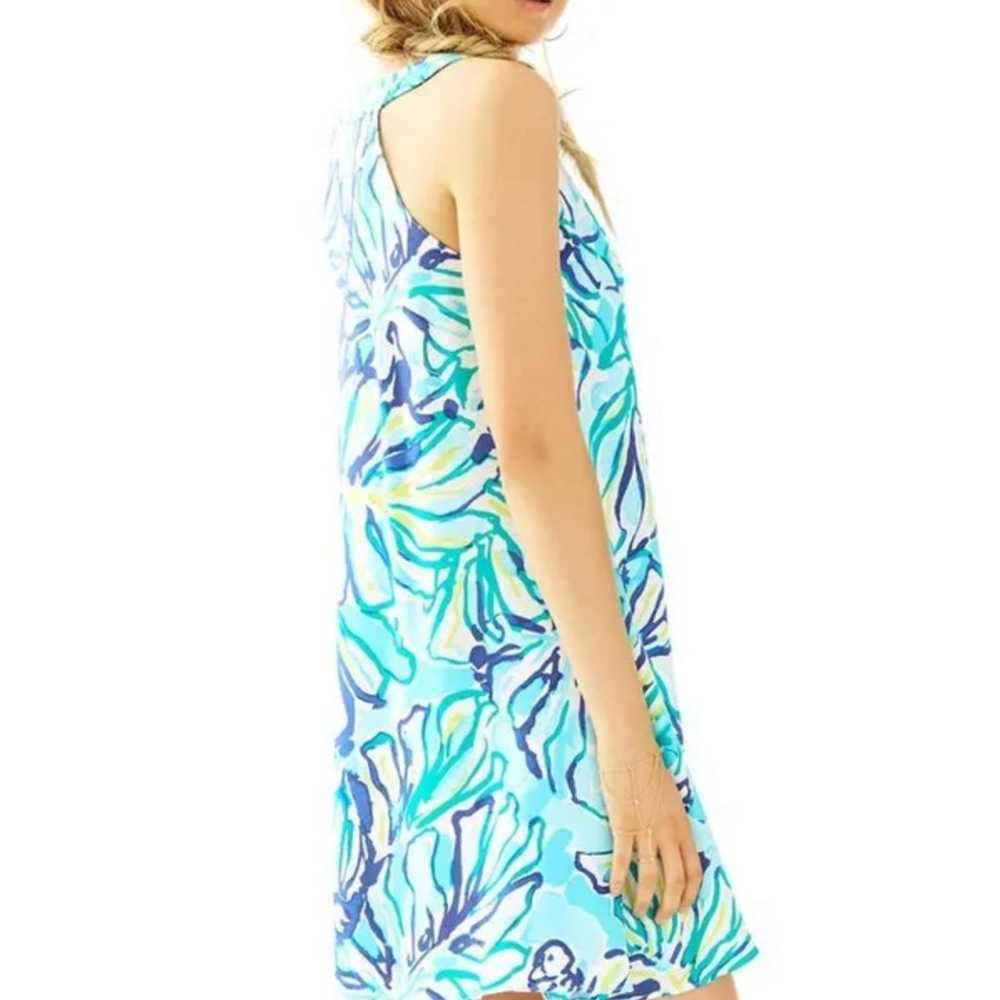 Lilly Pulitzer Achelle Pool Blue Stay Cool Print … - image 4