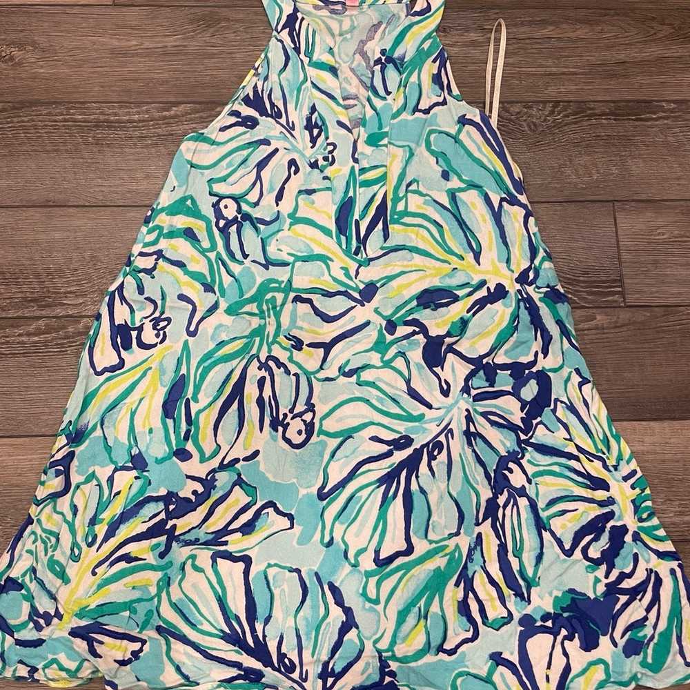 Lilly Pulitzer Achelle Pool Blue Stay Cool Print … - image 6