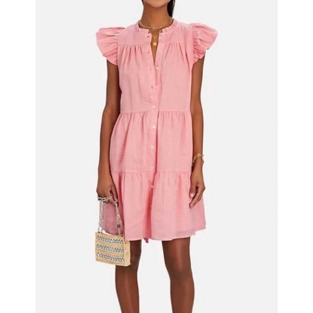SEA New York Shannon Tiered Dress Rose Pink S - image 2
