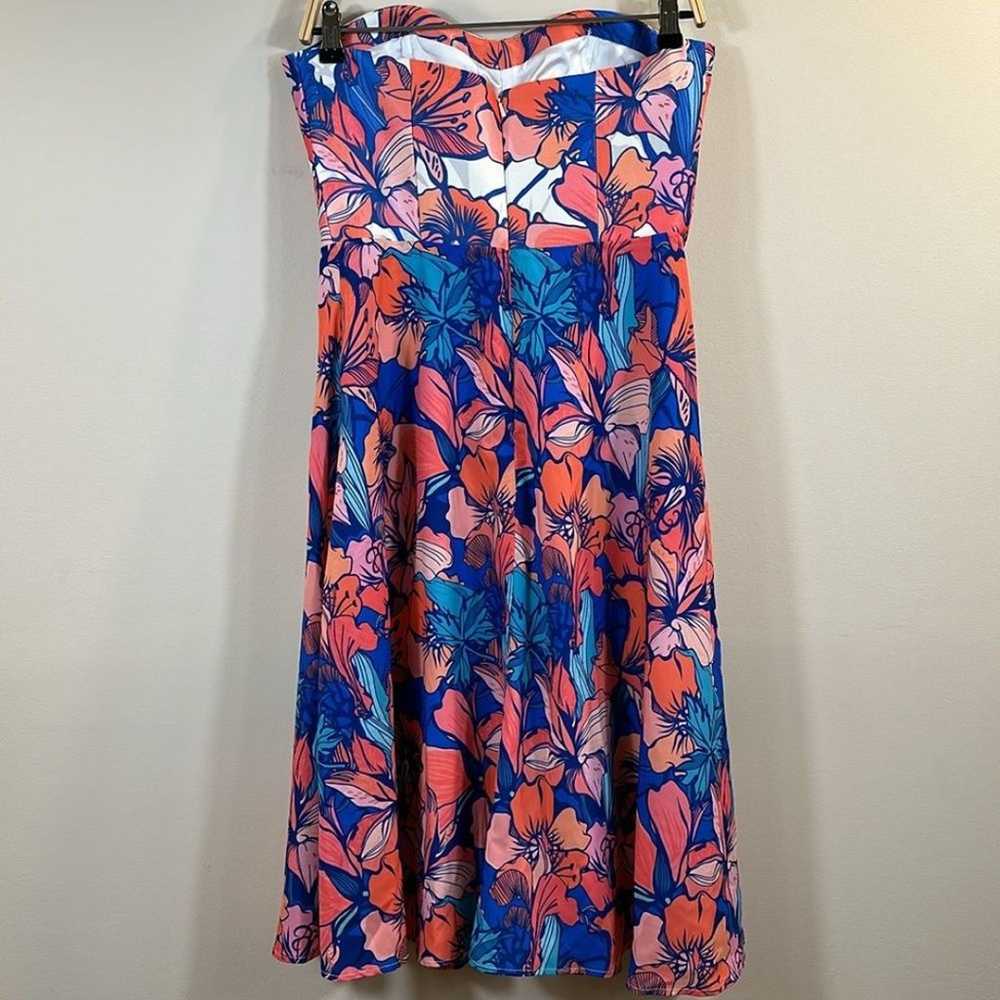 Hutch Anthropologie Strapless Floral Vacation Wom… - image 2