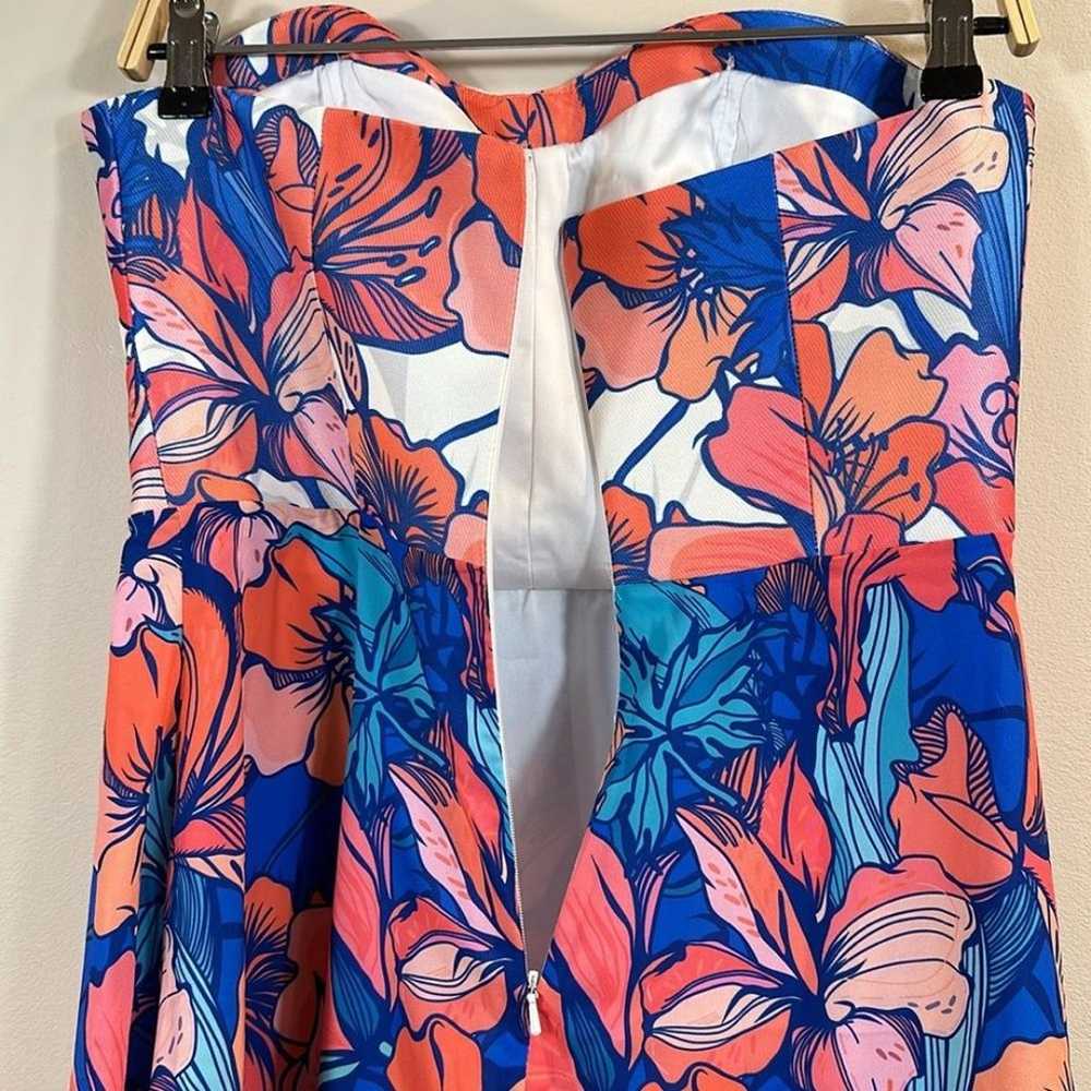 Hutch Anthropologie Strapless Floral Vacation Wom… - image 3