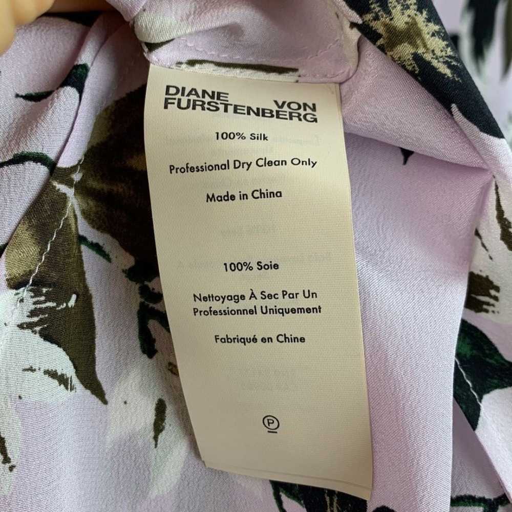 Diane von Furstenberg Elle Floral Silk Long-Sleev… - image 10