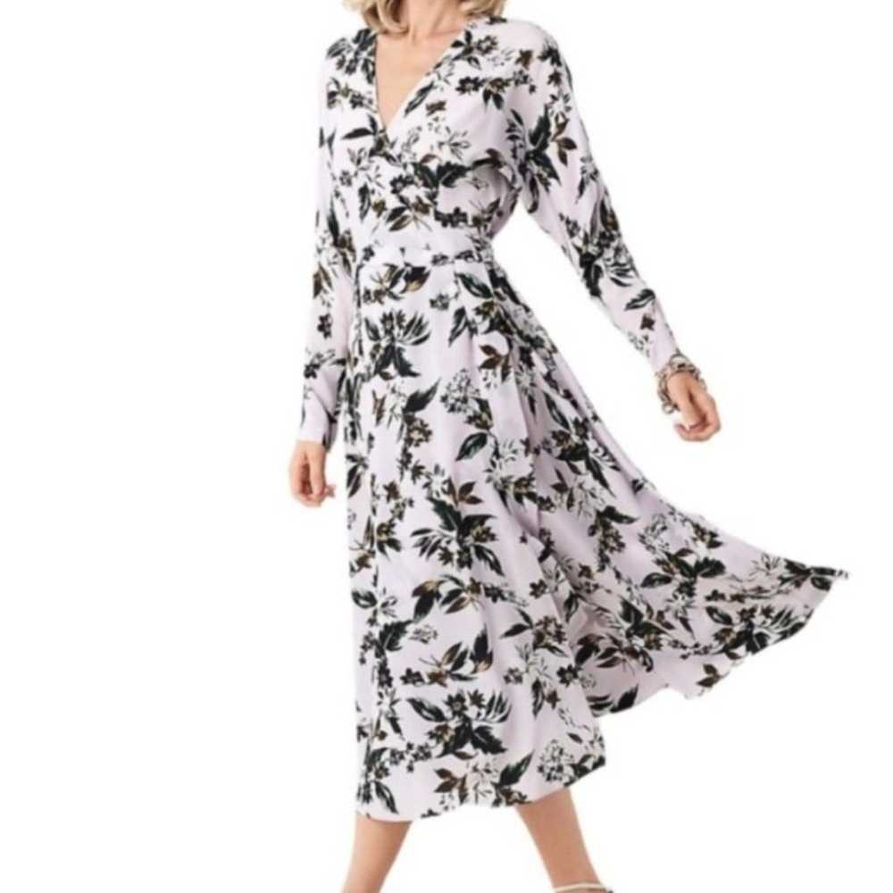 Diane von Furstenberg Elle Floral Silk Long-Sleev… - image 8