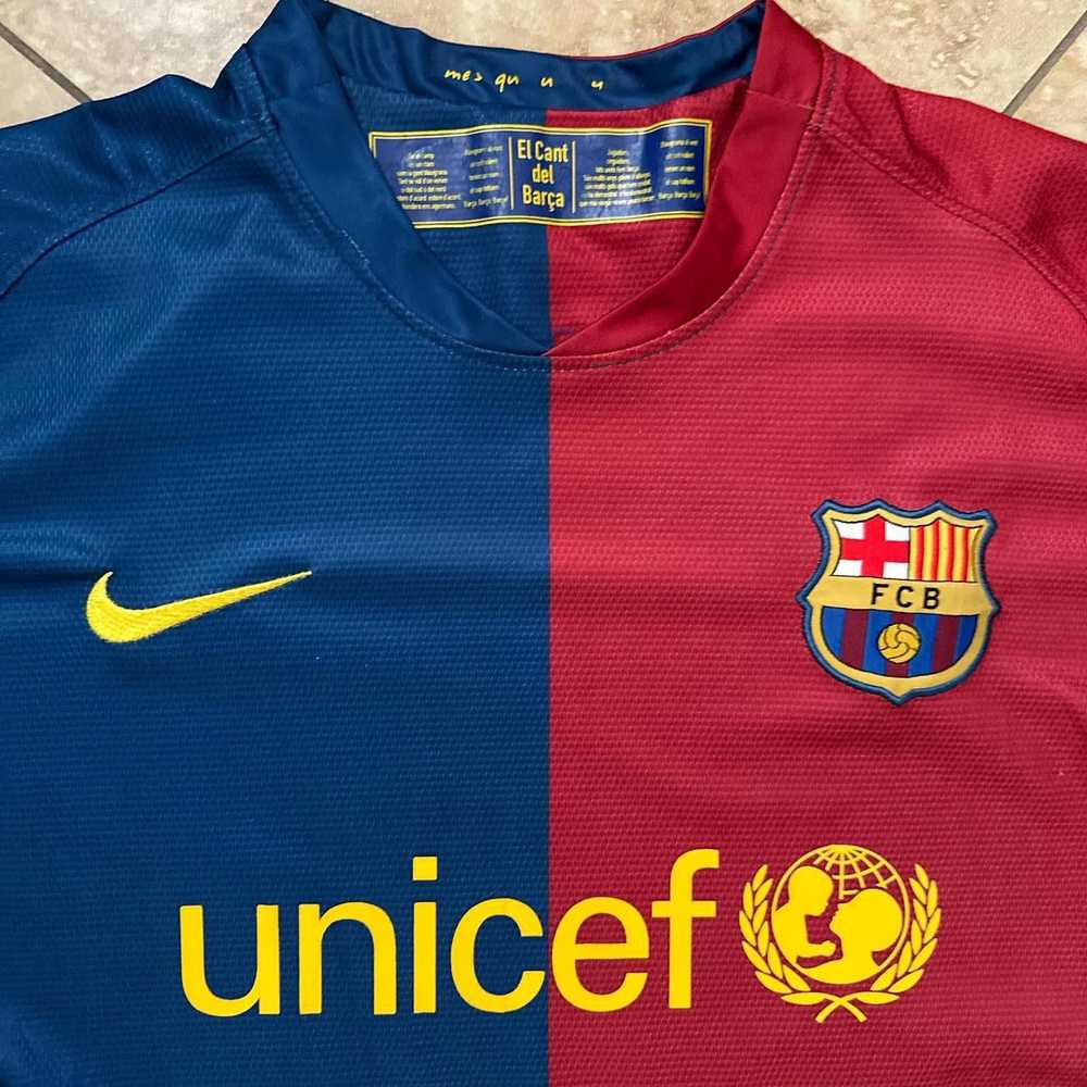 Nike × Soccer Jersey × Streetwear Barcelona 08/09… - image 3
