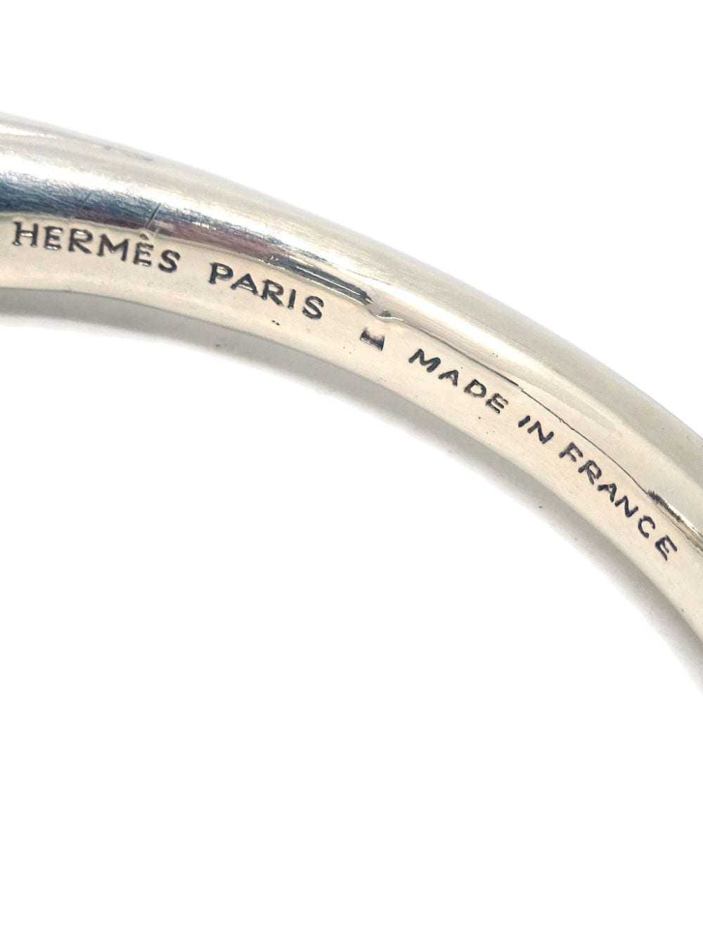 Hermès Pre-Owned 1990-2000 Tete de Cheval cuff - … - image 3