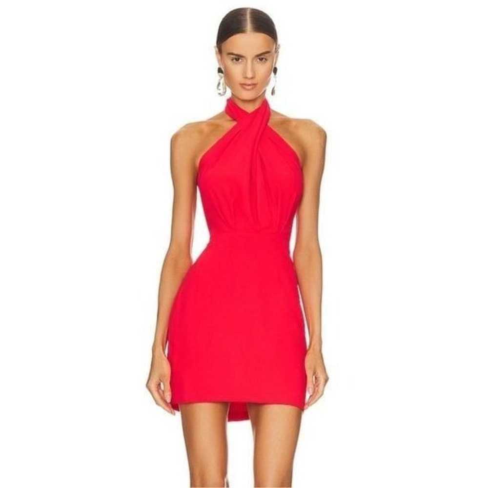 Amanda Uprichard REVOLVE Mezcal Dress in Crimson … - image 1