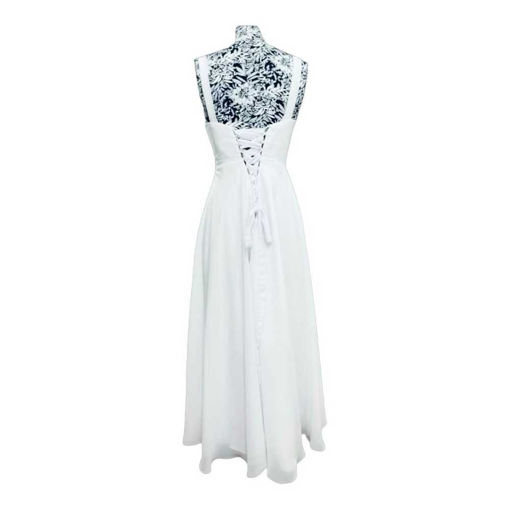 White Chiffon Wedding Dress - image 3