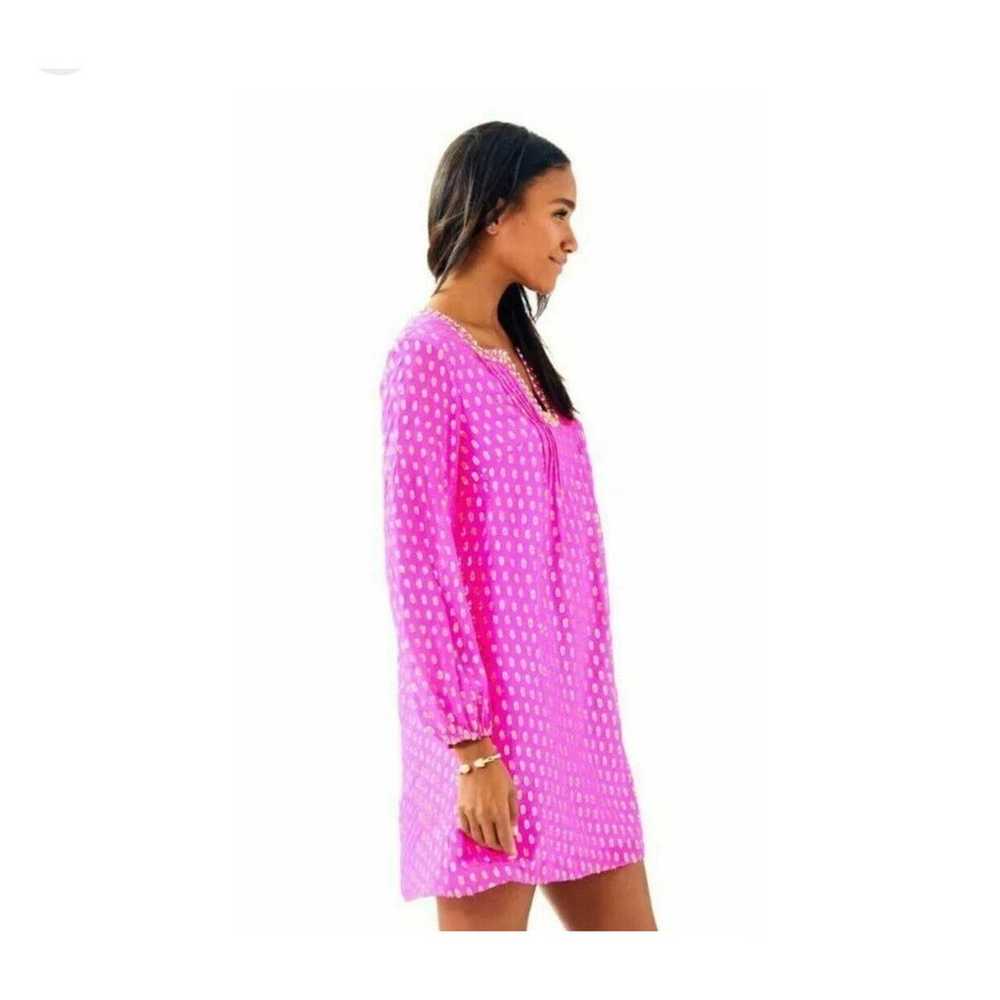 Lilly Pulitzer Colby Size 10 Silk Tunic Dress Bre… - image 5
