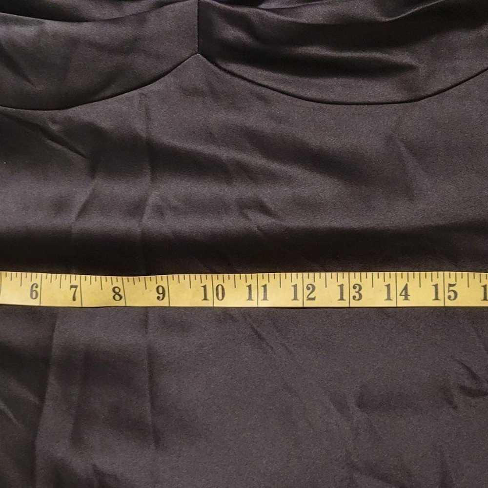 Calvin klein long elegant dress silk-like touch - image 6