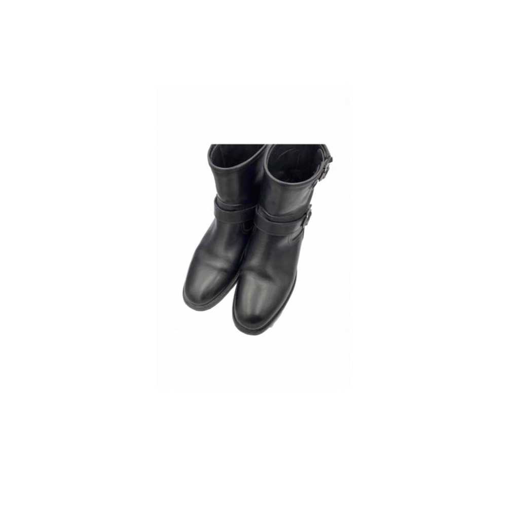 Saint Laurent Leather biker boots - image 2