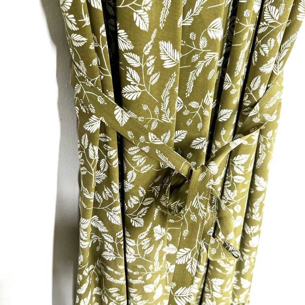 Christy Dawn Sz XS Benny Dress Moss Vine Silk Oli… - image 7