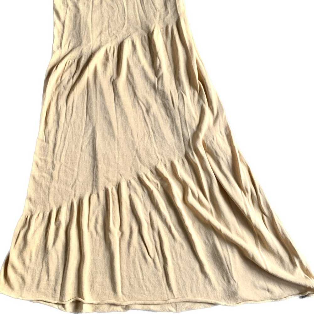 Vince tan luxurious cotton knit maxi dress - image 3