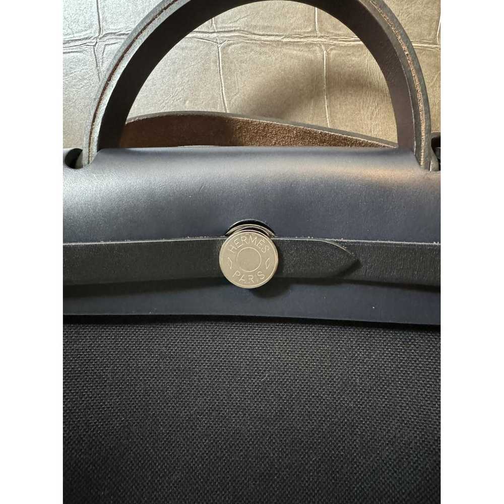 Hermès Herbag cloth handbag - image 6