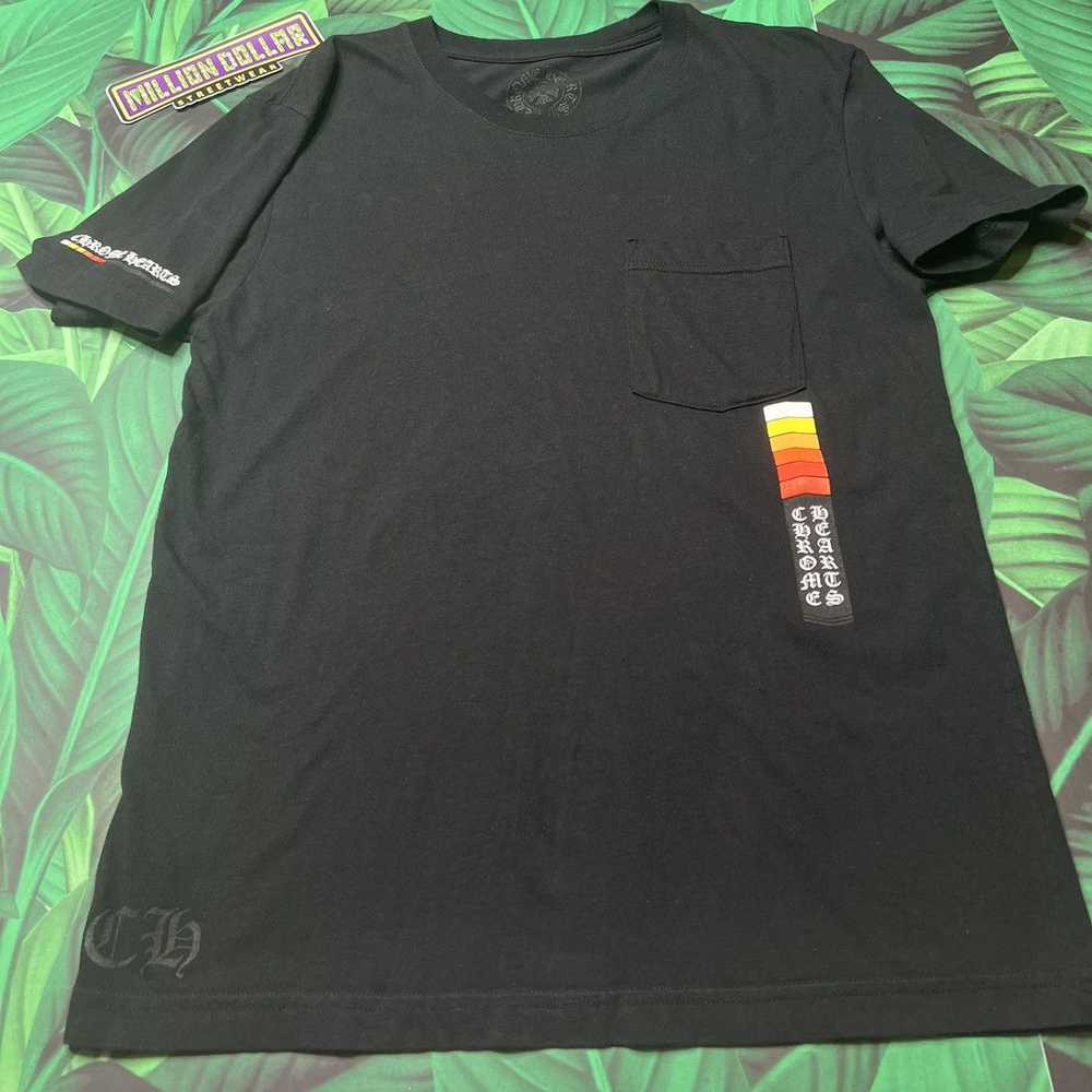 Chrome Hearts Gradient logo S/S pocket tee - image 7