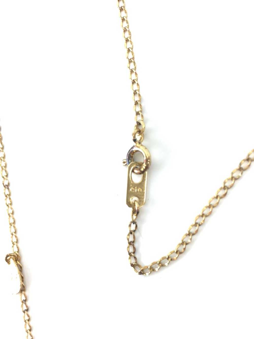 [Japan Used Necklace] Used Ete Necklace/Sv925/Gld… - image 4