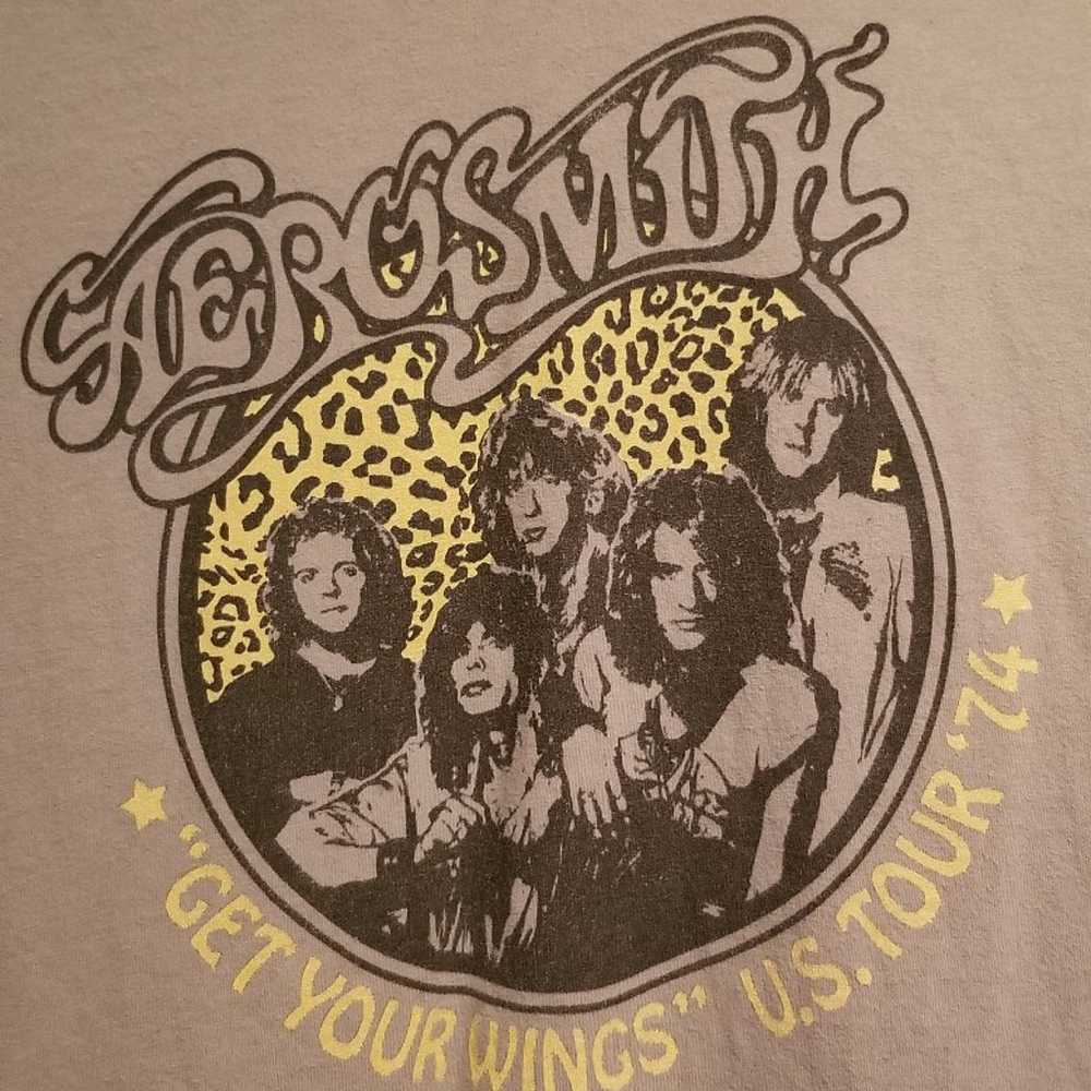 Aerosmith Shirt - Get Your Wings US Tour '74 - image 3