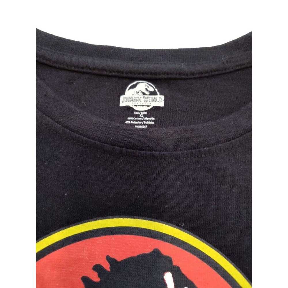 Jurassic Park T-Shirt Mens XL Black Short Sleeve … - image 3