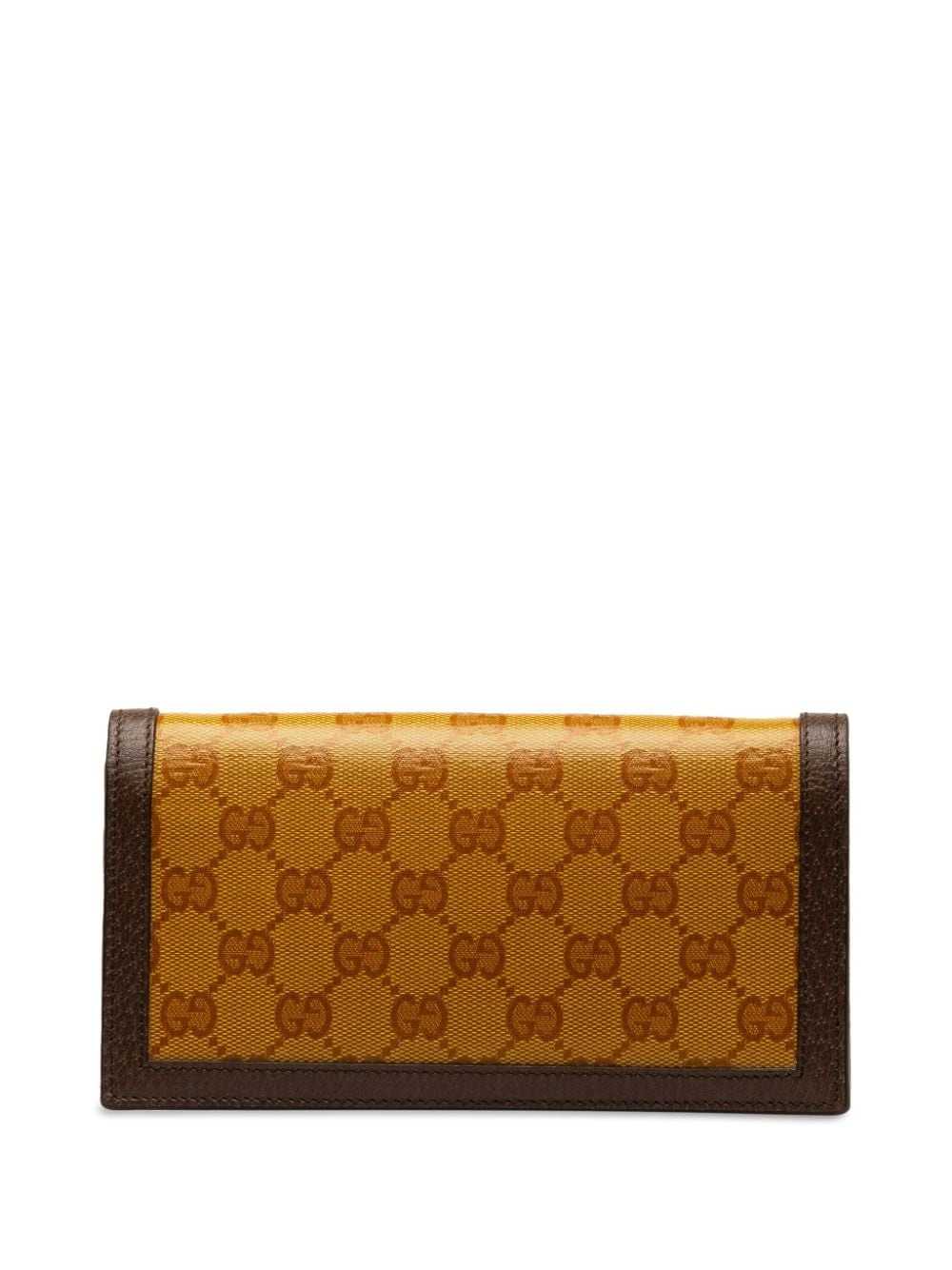 Gucci Pre-Owned 2022 x Adidas GG Supreme Wallet o… - image 2