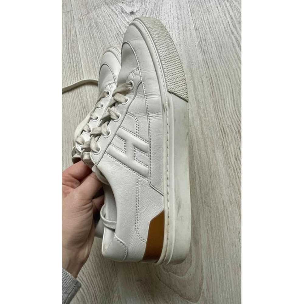 Hermès Deep leather trainers - image 9