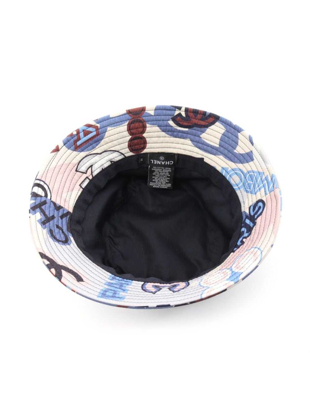 CHANEL Pre-Owned 1986-1988 logo-print bucket hat … - image 3