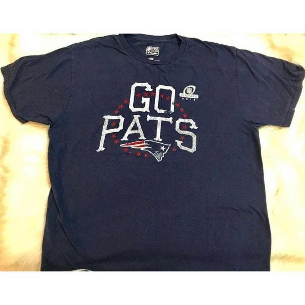 Mens vintage new england patriots tshirt - image 1