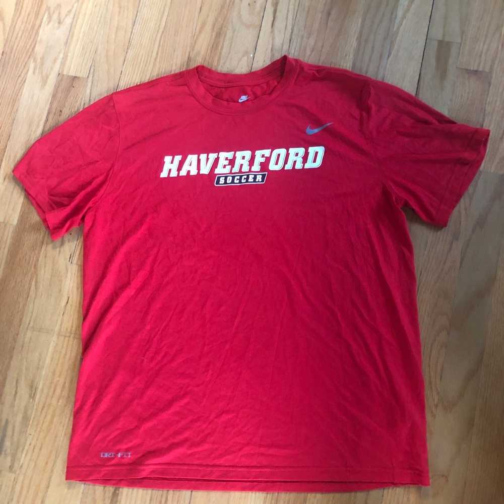 Men’s XL nike athletic T shirt Haverford College … - image 1