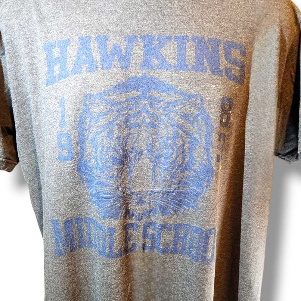 Stranger Things Hawkins Middle School 1983 Gray X… - image 2