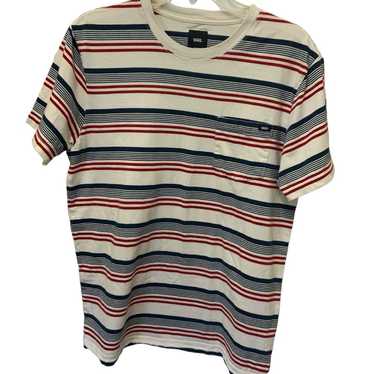Vans Brand Striped T-Shirt  Men’s Size Medium Sho… - image 1