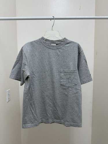 Snow Peak Recycled Cotton Heavy Grey Pocket T-Shir