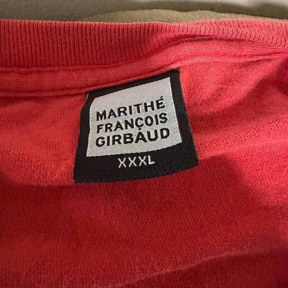 Vintage Le Jean De Girbaud Red Shirt Mens 3XL - image 4