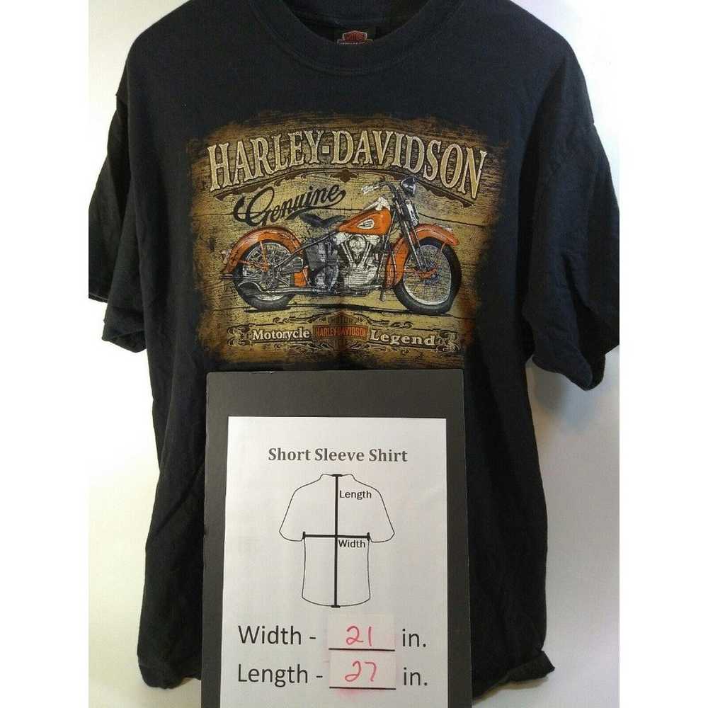 Harley Davidson Black Size Large T-shirt Anaheim … - image 5