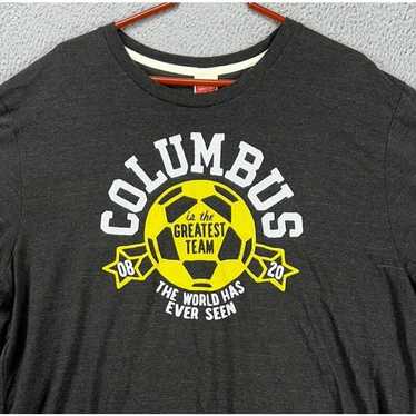 Columbus Crew Shirt Adult 2XL Black T-Shirt Crew N