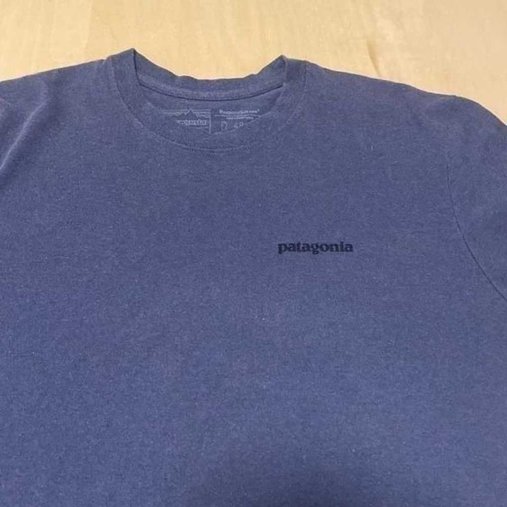 Patagonia Mens T-Shirt Long Sleeve Size Small Log… - image 5