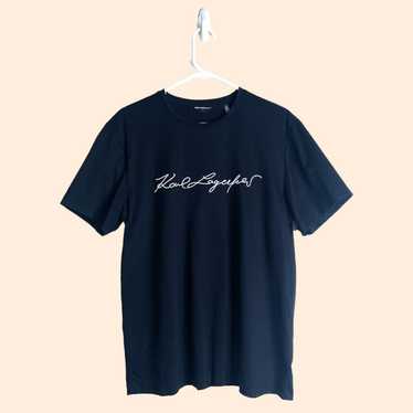 Karl Lagerfeld Black Logo T-Shirt