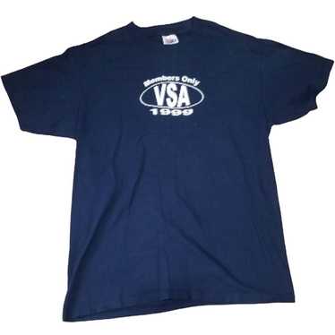 Vintage Members Only VSA 1999 Graphic Tshirt Mens… - image 1