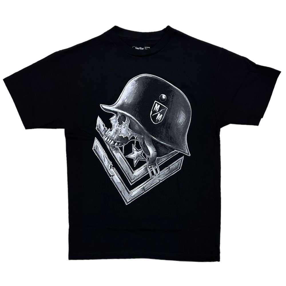 Metal Mulisha Men's Military Skull Graphic Tee T-… - image 1