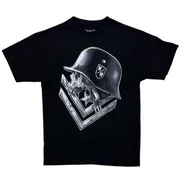 Metal Mulisha Men's Military Skull Graphic Tee T-… - image 1