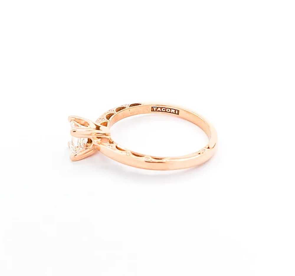 GIA Diamond Tacori Ring In 18kt Rose Gold - image 10