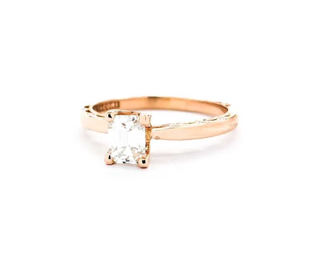 GIA Diamond Tacori Ring In 18kt Rose Gold - image 5