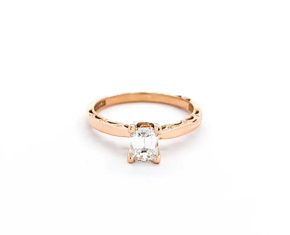 GIA Diamond Tacori Ring In 18kt Rose Gold - image 6