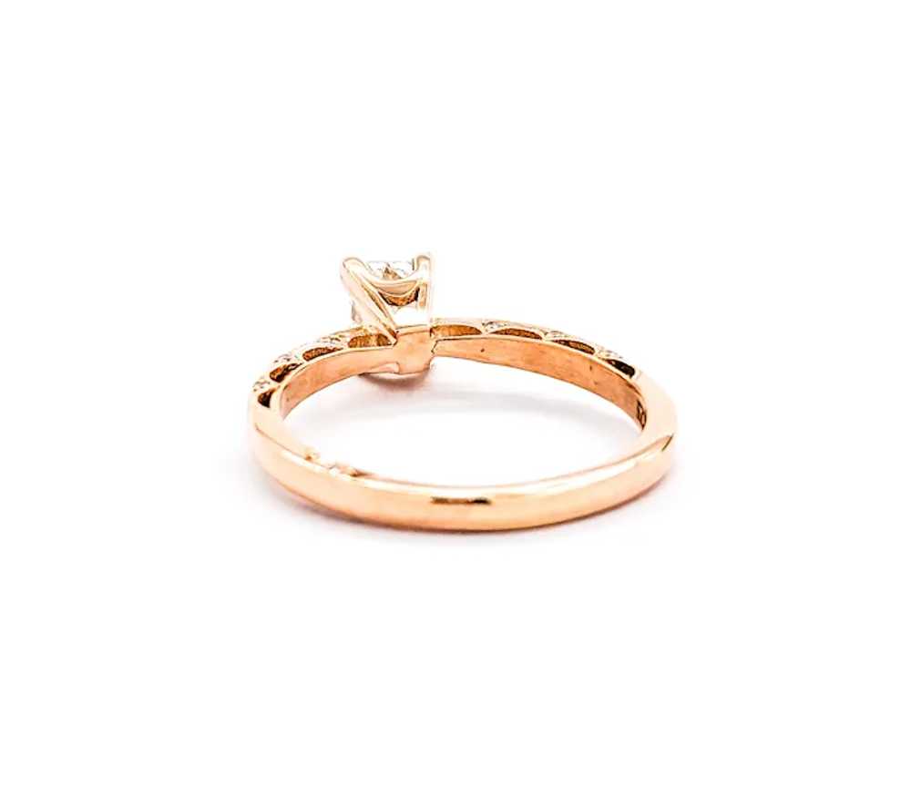 GIA Diamond Tacori Ring In 18kt Rose Gold - image 9