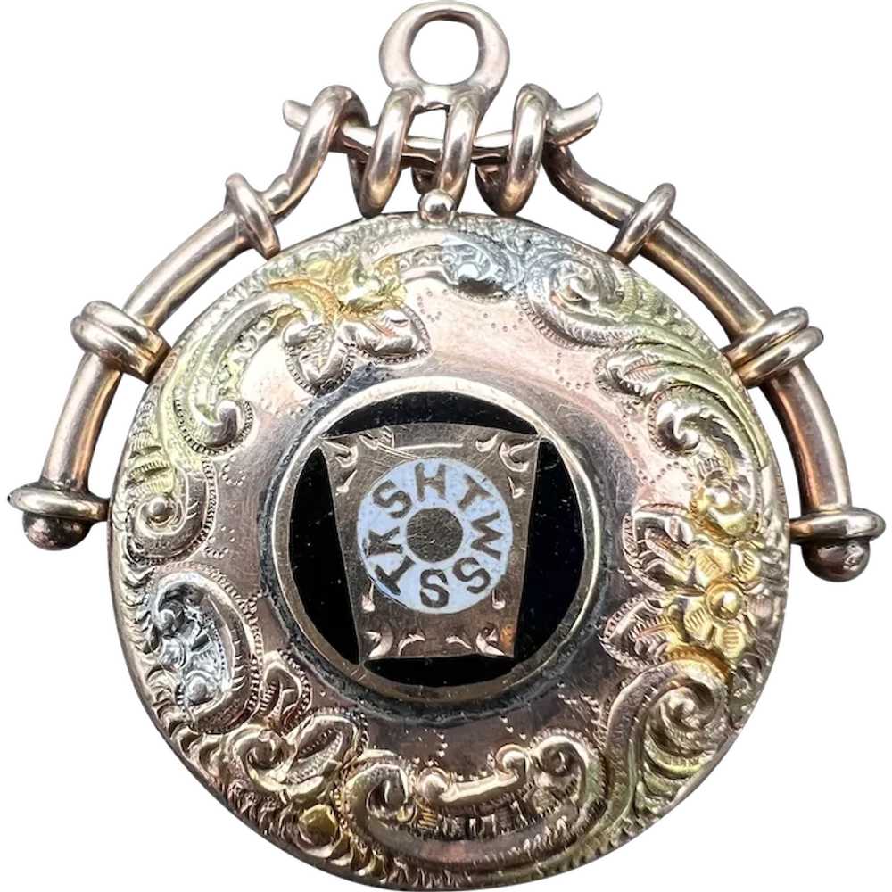 10K Yellow Gold Masonic Locket/Pendant - image 1