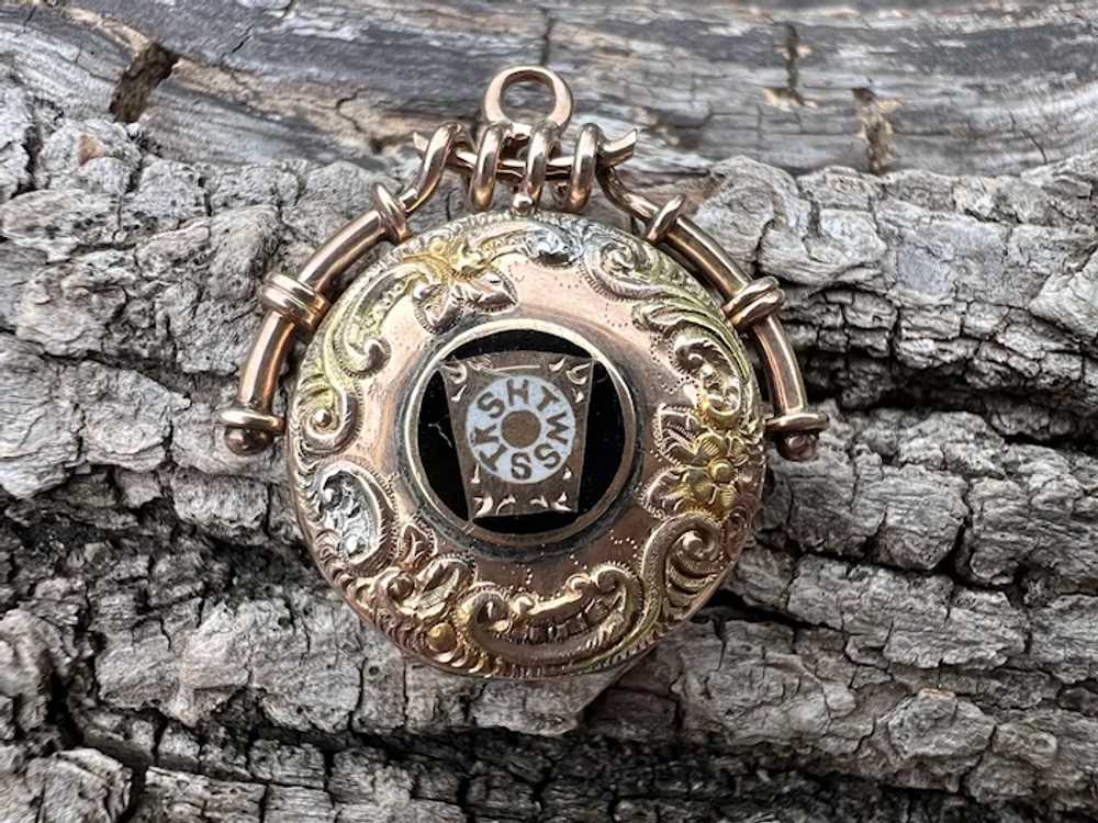 10K Yellow Gold Masonic Locket/Pendant - image 7