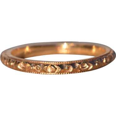 Antique Yellow Gold Band