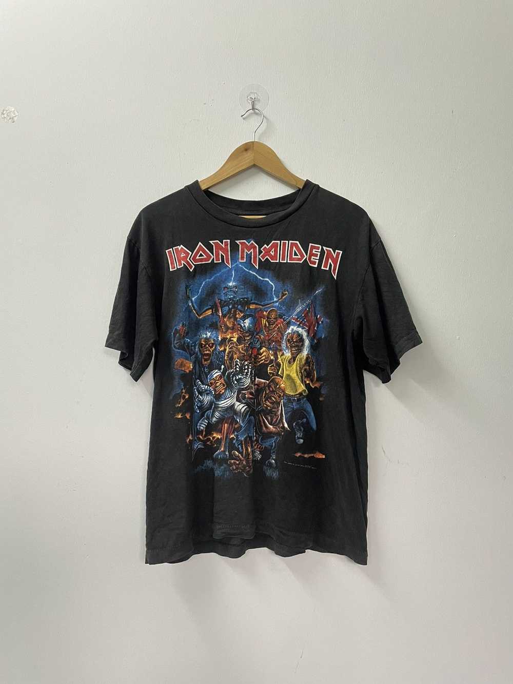 Band Tees × Iron Maiden × Vintage Vintage iron ma… - image 1