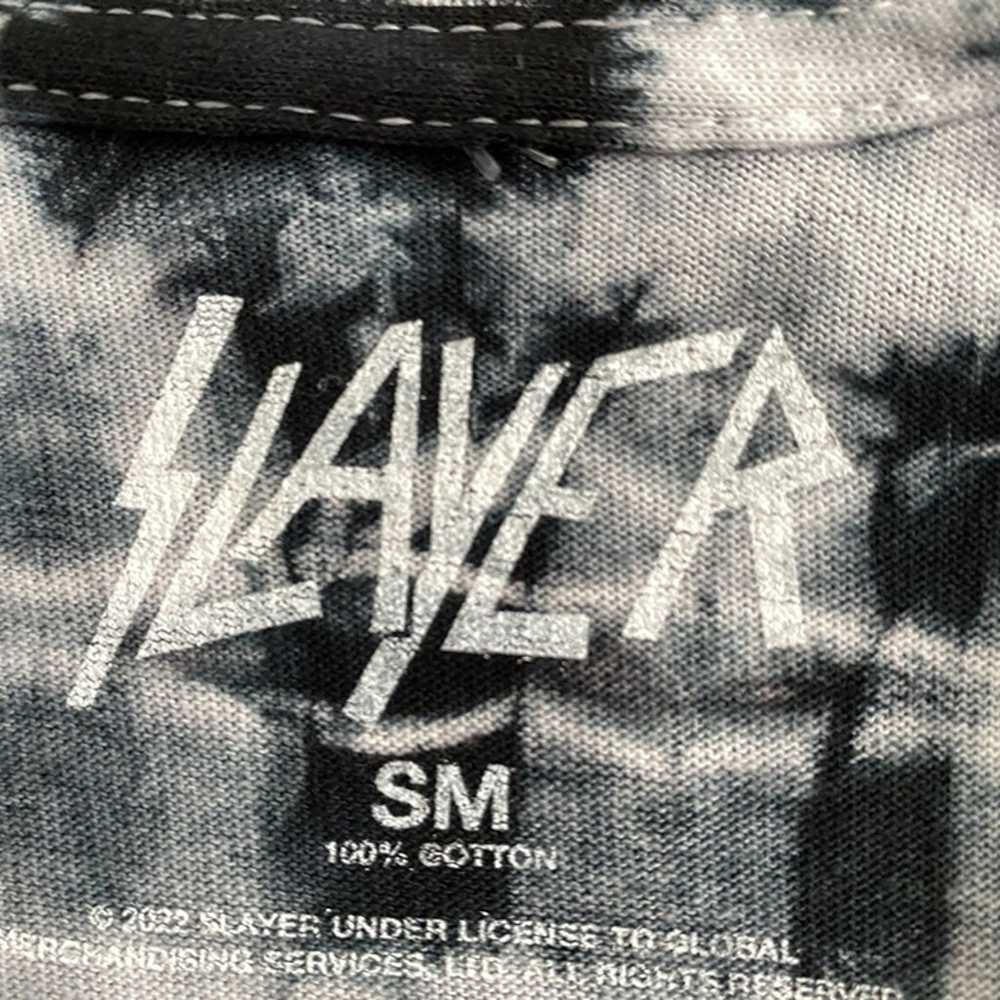 Slayer Show No Mercy Heavy Metal Tie Dye S - image 4