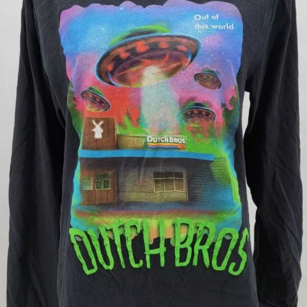 DUTCH Bros Coffee Out Of This World UFO Shirt Lon… - image 1