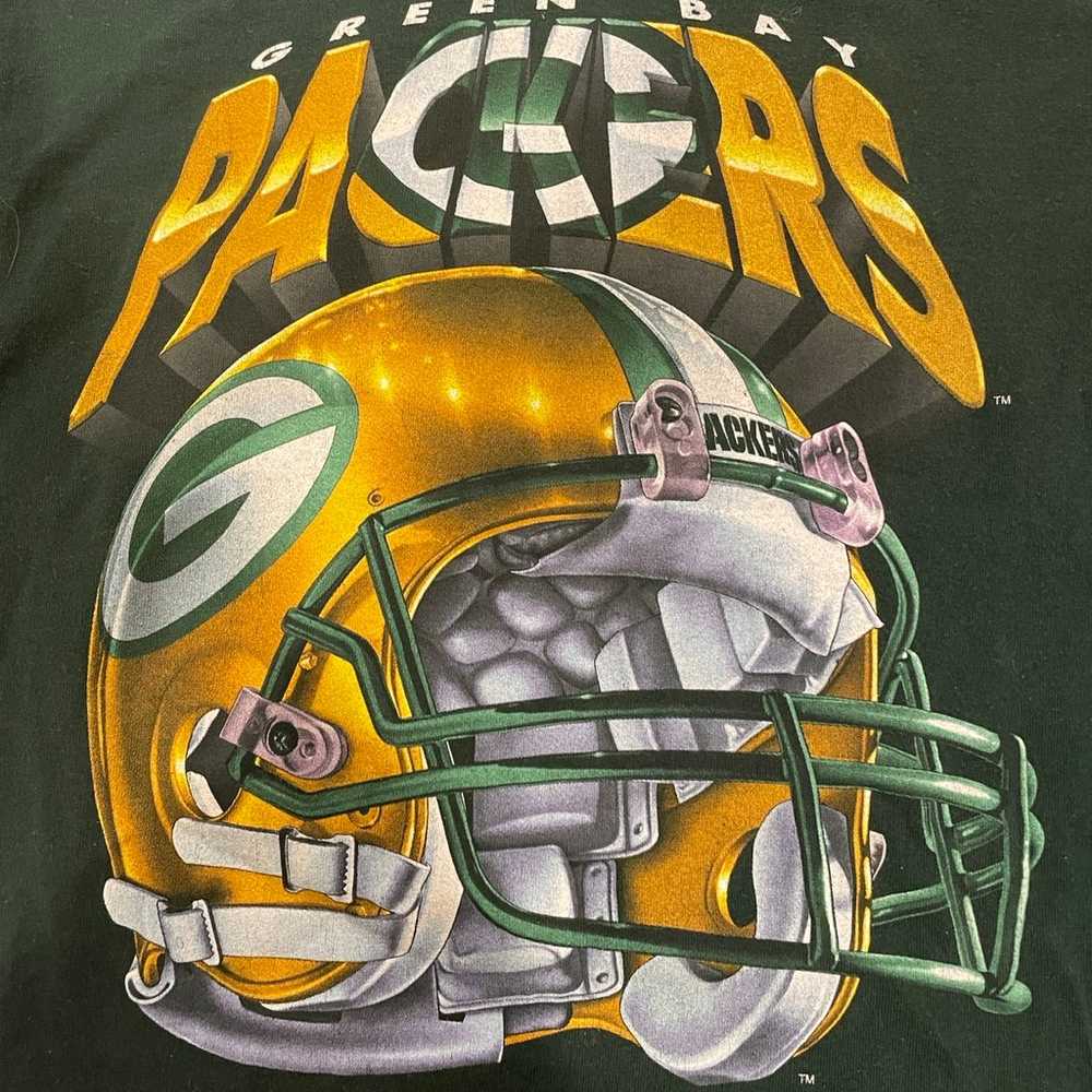 Vintage Green Bay Packers Shirt -Salem Sportswear - image 3