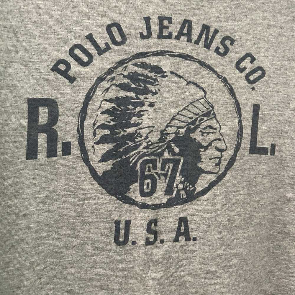 Mens L VTG Ralph Lauren Polo Jeans Company USA 67… - image 3