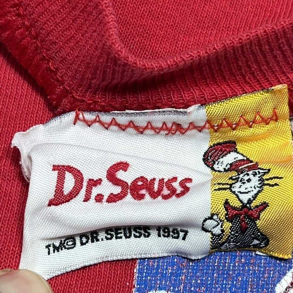 Vintage 90s 1997 Dr. Seuss Cat In The Hat Red Tee… - image 5